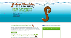 Desktop Screenshot of justplumbingaz.com